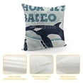 thumbnail image 4 of YINGXI Just A Girl Who Loves Throw Pillow Cover, Cushion Cover for Sofa Bed Home Bedroom Living Room Decor,Housewarming Gifts,Coastal House Decor, Gifts 18x18in, 4 of 5