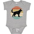 thumbnail image 3 of Inktastic German Shepherd Silhouette Vintage Retro Boys or Girls Baby Bodysuit, 3 of 5