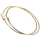 thumbnail image 3 of Smooth Circle Earrings, Finish, Versatile for Various Costumes, 3 of 5