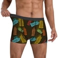 thumbnail image 3 of Men's Boxer Briefs, vintage Light Bulb Pattern a Soft Comfy Mens Underwear Boxer Briefs Breathable With Widen Waist, 3 of 7