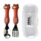 thumbnail image 1 of Toddler Utensils Kids Spoon And Fork Set ,stainless Steel Silverware, 1 of 5