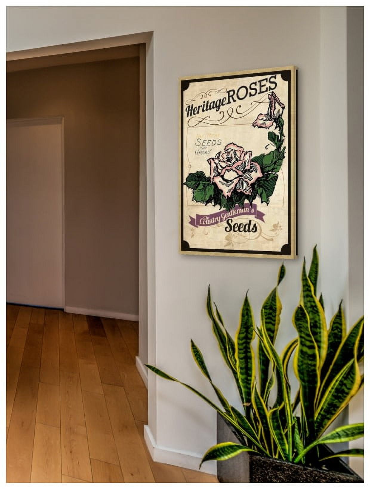 Marmont Hill "Flower Packet Roses" Painting Print on Canvas