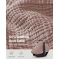 thumbnail image 2 of Cubre asiento de coche para bebé Blissful Diary con dosel de malla color rosa empolvado, 2 of 7