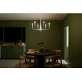 thumbnail image 6 of 52525WH Kichler Lighting Deela - 6 Light Chandelier-22.5 Inches Tall and 28 Inches Wide-White Finish, 6 of 12