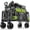 Grey-Side Pocket, variant on Qunler 560lbs Large Collapsible Folding Wagon with Oversized Tank Wheels, Heavy Duty Big Bucket Utility Garden Cart with Side Pocket for Sports, Shopping, Camping, Kids, Black