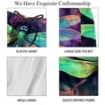 thumbnail image 4 of luoweisi Men's Beach Shorts Quick Dry Swim Trunks with Mesh Lining Dragonfly L, 4 of 5
