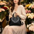 thumbnail image 2 of Sunyuer Crossbody Bags for Women Vegan Leather Top Handle Bag Trendy Handbags with Adjustable Strap, 2 of 7
