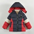 thumbnail image 5 of Kogui Kids Windproof Winter Coat Baby Boys Girls Winter Coats Toddler Kids Light Puffer Down Jacket with Hoods Infants Outerwear 18 24 Months (Red,18-24 Months), 5 of 9