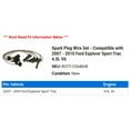thumbnail image 2 of Spark Plug Wire Set - Compatible with 2007 - 2010 Ford Explorer Sport Trac 4.0L V6 2008 2009, 2 of 2
