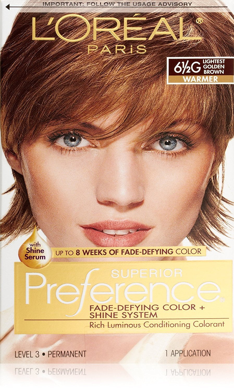 L'Oreal Paris Superior Preference Fade-Defying Color + Shine System, 6