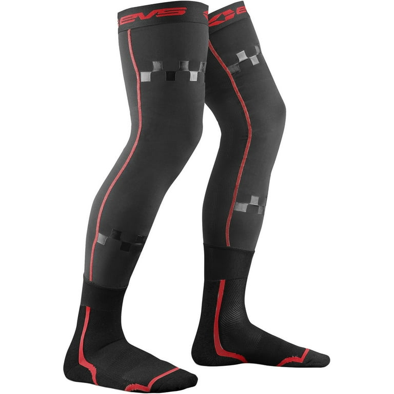 EVSソックフュージョンブラックS/M EVS Fusion Sock Combo Black/Red - Small/Medium FSN-R/BK-S/M