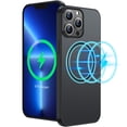 thumbnail image 1 of Funda protectora para teléfono móvil de 6,7 pulgadas con borde negro de 2 mm y Magsafe para iPhone 13 Pro Max, 1 of 5