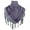 Purple, variant on Colorblock Houndstooth Shemagh Scarf Keffiyeh Arab Head Wrap Shawl with Tassels