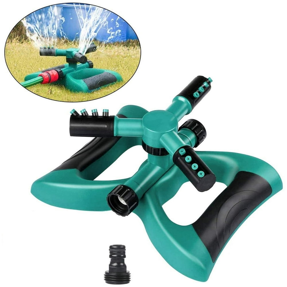1 Pack Garden Sprinkler for Yard, Lawn Rotating Sprinklers Adjustable