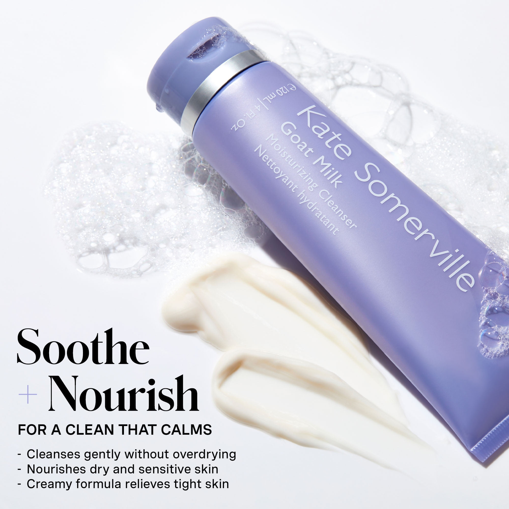 Kate Somerville Goat Milk Moisturizing Cleanser, 4 Fl Oz