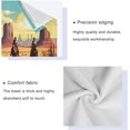 thumbnail image 4 of 3 Piece Bath Towels, Super Soft Absorbent Cowboys Riding Horses Towels for Bathroom Gym Spa Hotel Decor Wash cloth, 4 of 7