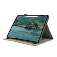 thumbnail image 5 of ELEHOLD Flip Leather Case for Samsung Tab S6 Lite 10.4" (2019) Premium Leather with Card Holders Magnetic Closure Non-Slip Wristband Kickstand Function Shockproof Protective Case, brown, 5 of 6