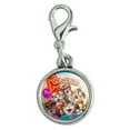 thumbnail image 1 of Waikiki Beach Cat Surf Selfie Honolulu Hawaii Antiqued Bracelet Pendant Zipper Pull Charm with Lobster Clasp, 1 of 5