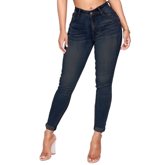 Jeans Dama Shendy Vendy Stretch Mezclilla Pantalon Dama Skinny