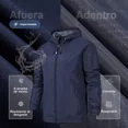 thumbnail image 2 of Chamarra Impermeable Con Capucha De Otoño Para Hombre, 2 of 7