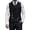 A-Black8, variant on Men's Steampunk Double- Vest Notched Lapel Chain Detail Waistcoat Vintage Formal Party Gothic Suit Top
