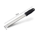 thumbnail image 5 of Citrus Zester & Manual Cheese Grater, Fine Grater for Parmesan, Lemon, Coconut, Nutmeg, Chocolate and more, 32cm, 5 of 5