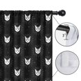thumbnail image 4 of Blackout Kids Curtains,Black Cat Head Pattern Childrens Insulated Curtains Set Of 2,Bedroom Essentials,Toddler Room Decor 52x84in(132x213cm), 4 of 5