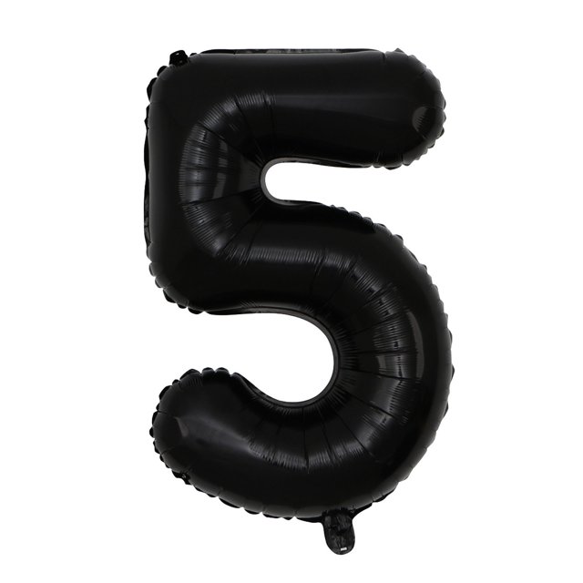 Less Than 5 Party Flag Balloon Set Used for Birthday Party, Anniversary Celebration 100 Cm Number Decoration