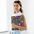 thumbnail image 6 of FORMRS 3 Ring Binder 1.5 inch with Pockets Set of 2 Clip Board 200 Sheets Capacity, Colorful Psychedelic, 6 of 8