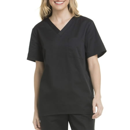 - Scrubstar Unisex V-Neck Single Pocket Scrub Top
