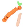 thumbnail image 1 of Zanahoria de madera bloques juguetes juegos educativos simulación rábano edificio gran regalo para niños pequeños niños niñas ANGGREK Otros, 1 of 8