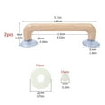 thumbnail image 3 of Quilting Ruler Handle Ergonomic Grip Sewing Ruler Suction Tool For Clothing Tailoring Fabric Cutting Sewing Project, 3 of 8
