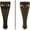 4/4 Violin, variant on Otto Musica Carbon Composite Violin Tailpiece with Four Built-In Fine Tuners and Braided Steel Tailgut 1/4 Violin