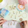 thumbnail image 3 of 1 Box 20Pcs 10 Colors Cute Crochet Markers Knitting Markers Charms Enamel Starfish Planner Charms Removable Leverback Stitch Marker for DIY Crocheting Weaving Sewing Quilting Jewelry Making, 3 of 5