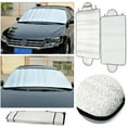 thumbnail image 1 of Diceymbol 2025 New Car Sun Block, Snow Block, 70*150 Double Ear Sun Block, Sun Block, Heat Foam Sun Block Easy to Use, 1 of 6