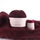 thumbnail image 1 of Set de bola de hilo 2 Strand Winter Bufanda de invierno suave tejido de hilo de ganchillo Kit Beanie Weaving Supplies Accesorio de costura Púrpura Rojo 50G 20G Inevent HA010946-12, 1 of 6