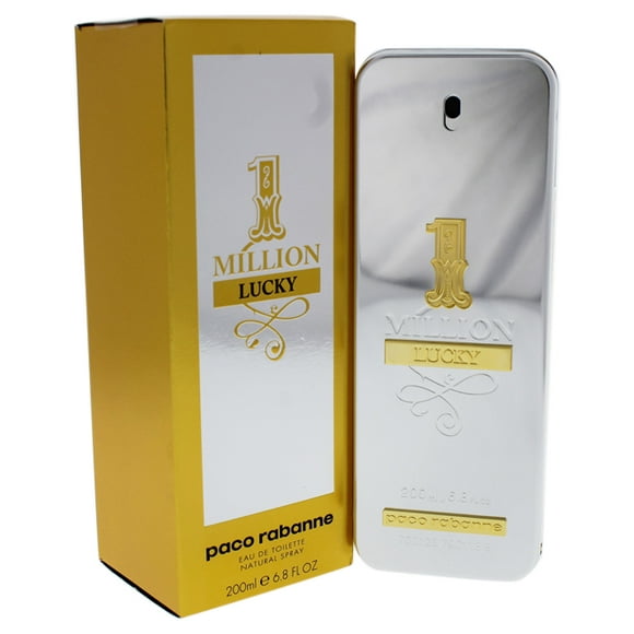 1 Million Lucky by Paco Rabanne for Men - 6.8 oz EDT Spray
