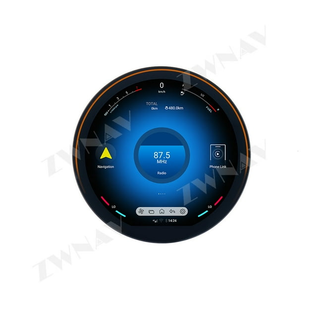 ZWNAV 11.8 inch Car Radio For BMW MINI F54 2016-2022 Stereo Upgrade Touch Screen Wireless CarPlay Android Auto GPS Navigation