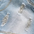thumbnail image 4 of Kidscool Space Baby Little Girls Shimmering Powder Decor Denim Overall Dress,Blue,4-5 Years, 4 of 6