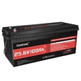 thumbnail image 1 of Batería Dumfume 24V 100Ah LiFePO4 2560W con BMS para RV y energía solar, 1 of 7