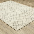 thumbnail image 6 of Oriental Weavers Carson Area Rug 0738B Ivory Lines Banded 2' 3" x 7' 6" Rectangle, 6 of 8