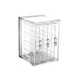 thumbnail image 1 of maskred Jewelry Storage Box Earrings Display Bracelet Rack Drawer Showing Transparent Organizer Dustproof Ear Studs Stand Travel, 1 of 6