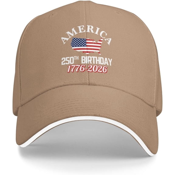 America 250th Birthday Hat 1776 2026 America 250 Years Anniversary Hat God Bless USA Patriot Cap for Men Women