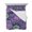 Purple, variant on Purple Green Flowers Twin Size Down Alternative Comforter, Lightweight Comforter Quilt Bedding Set with Pillow Shams Watercolor Vintage Botanical All Seasons Bed Comforter Duvet Insert 68"x86"