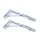 thumbnail image 3 of Soportes de estante plegables 2 piezas Soporte de pared de acero inoxidable Montaje en pared para 20 pulgadas, 3 of 9