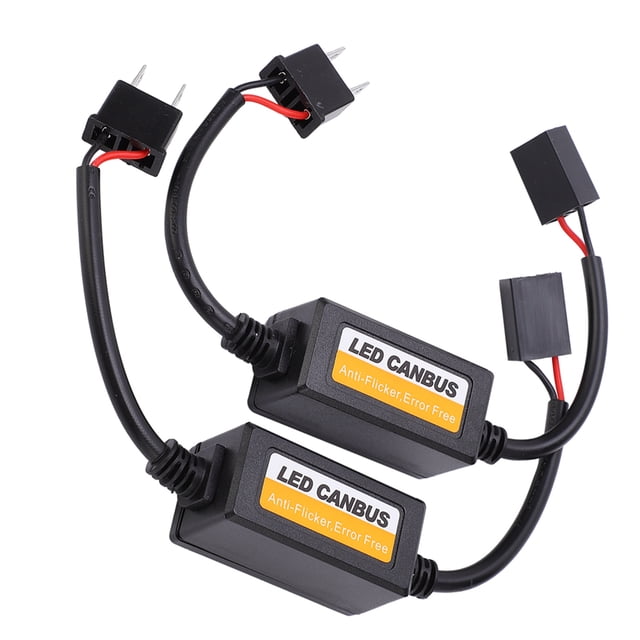 Canceler de Error, Enchufe y Reproducir DC 9V-16V Anti-Flicker LED Código de Error Canceller H7 Socket para Eliminar Códigos de Error en el Tablero del Automóvil
