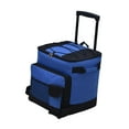 thumbnail image 5 of Rolling Cart Collapsible Cool Bag Oxford Waterproof Portable Bag Insulated Wheeled for Outdoor Travel Work Camping, 5 of 9