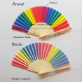 thumbnail image 3 of ionze Appliances Hand Held Folding Fan Dance Fan for Wedding Themed Parties Decoration Fans （A）, 3 of 4