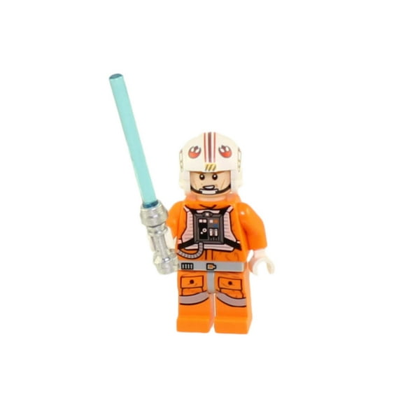 LEGO Minifigure - Star Wars - LUKE SKYWALKER w/ Lightsaber (Pilot)