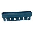 thumbnail image 1 of Estante de baño sin taladro, soporte para champú de pared, organizador de baño adhesivo Darl azul, 1 of 9